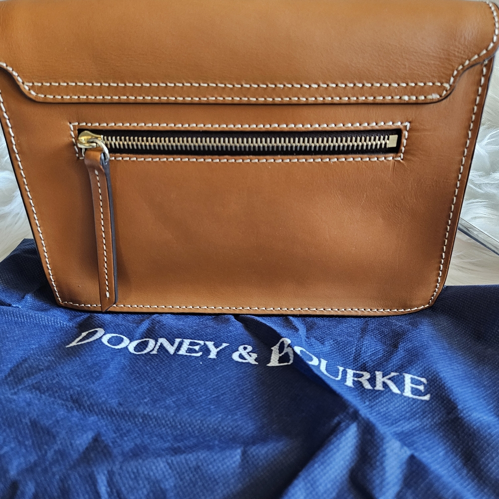 Dooney & Bourke Tan and Brown Crossbody Bag - Picture 8 of 11